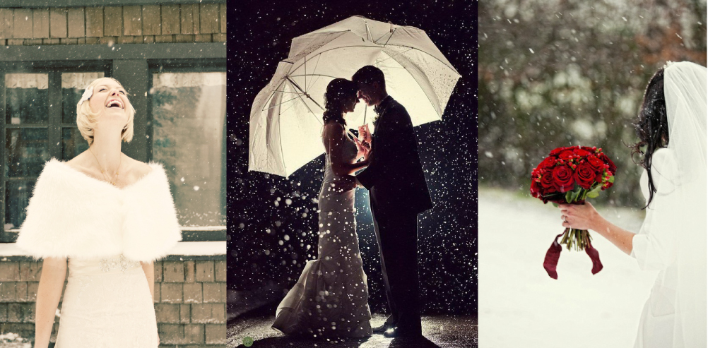 Winter wedding positivity