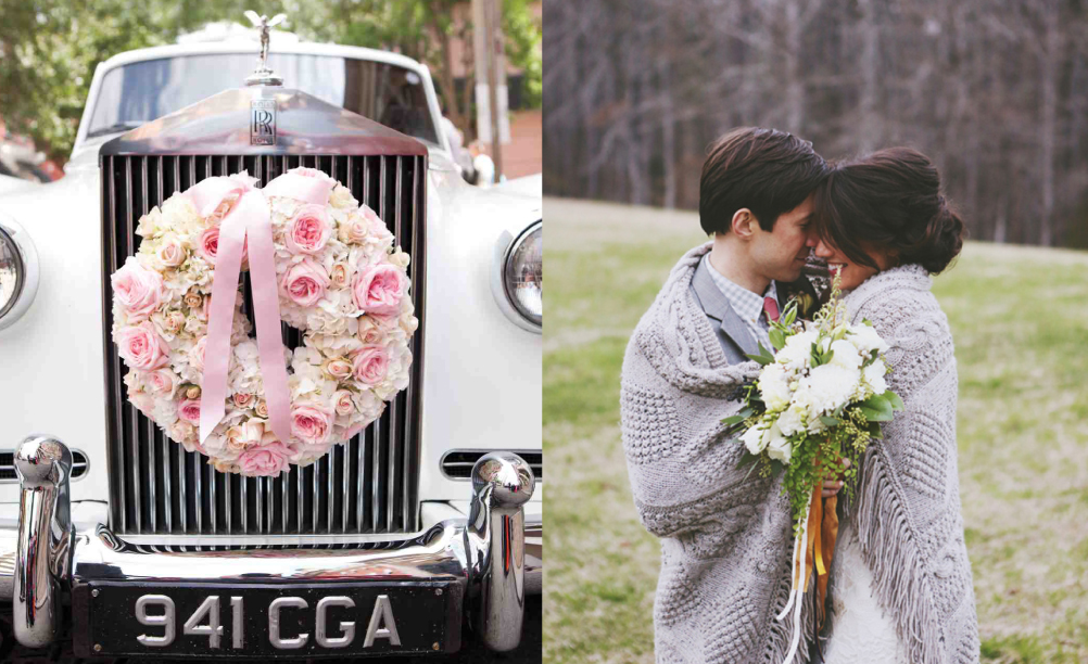 Winter wedding positivity