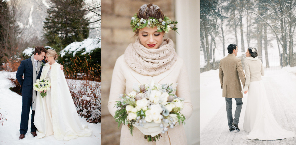 Winter wedding positivity